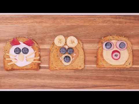 Fun and Healthy Breakfast Ideas for Kids: Animal Face Toasts