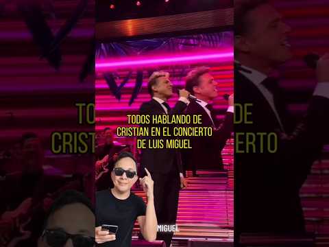 Cristian Castro en el concierto de Luismi 😱 #comedia #humor #luismiguel #cristiancastro