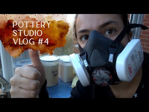 Pottery Studio Vlog 4 - Cold Weather Tips for Potters, Jug Handles, Glaze Testing and Review