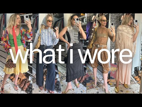 WHAT I WORE JUNE/ 5 DAYS, 5 OUTFITS