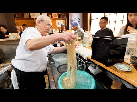 Specializing in Making Soba for 60 Years! A 77-Year-Old Shop Owner Starts Working at 3 AM!