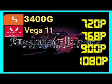 Stranger of Paradise: Final Fantasy Origin | Ryzen 5 3400G Vega 11 2x8 (2666MHz) 16GB RAM