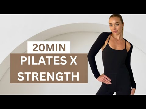 DAY 7: 20 MIN PILATES X STRENGTH WORKOUT || Full Body Burn