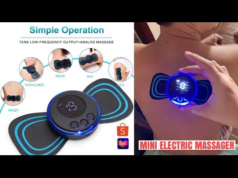 Effective or Not? | Testing Rechargeable Mini Electric Massager | Review