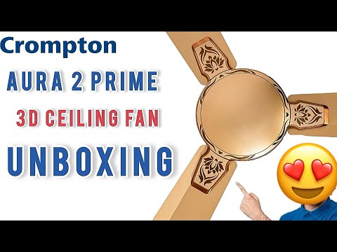 #Crompton Aura 2 Prime 3D Ceiling Fan #aura2prime  #ceilingfan  #cromptonceilingfan #cromptonaura