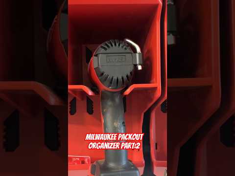 Milwaukee Packout drill organizers #shortsvideo