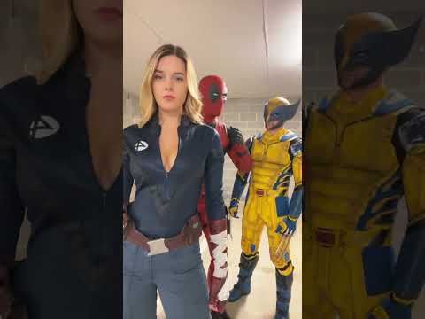 Chaorenbuy Cosplay Funny Moment: Black Widow, Deadpool and Wolverine