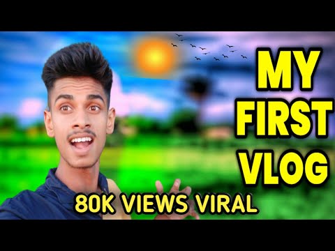 my first vlog video|| My first vlog video on YouTube||