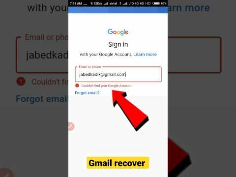 Gmail recover kaise kare | Email recover kaise kare #email #gmailaccount #shorts #trending