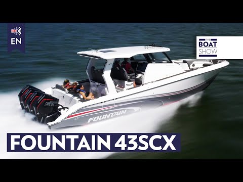 FOUNTAINE 43SCX - Walk Through Center Console Boat at MIBS 2024 - The Boat Show