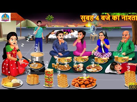 सुबह 4 बजे का नाश्ता | Subah 4 Baje Ka Nashta | Saas Bahu | Hindi Kahani | Moral Stories | Kahaniya