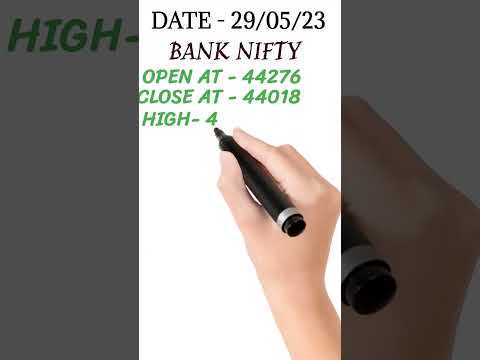 BANK NIFTY ALL TIME HIGH TODAY 🎆🎆🎆  BANK NIFTY | NIFTY 50 |  Daily update  | DATE- 29/05/23  #04