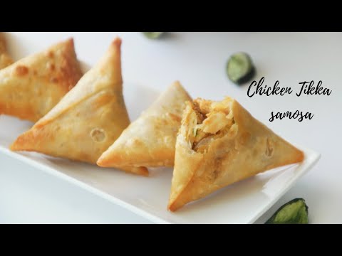 Chicken Tikka samosa || Ramadan 2020 || Asheescookbook