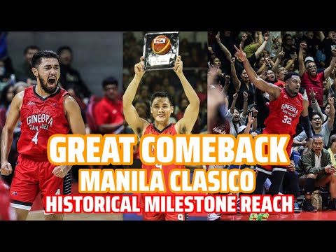 GINEBRA VS MAGNOLIA THE GREAT COMEBACK SCOTTIE THOMPSON HISTORICAL MILESTONE REACH