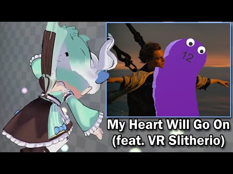 Mint sings My Heart Will Go On while playing Slitherio 【Maid Mint Fantome】