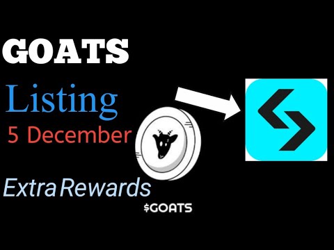 Goats Airdrop Listing Date | Goats Airdrop Claim and Withdraw | Goats Airdrop