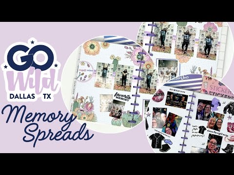 GO WILD PLAN WITH ME PART 7 - GO WILD 2024 - MEMORY SPREADS LIVE LOVE POSH JOJO'S PRETTY PAPER SHOP