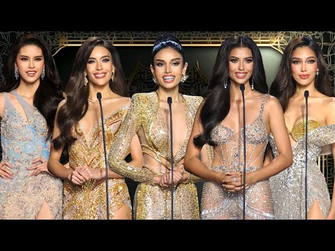 TOP 5 - Q&A - Miss Universe Thailand 2023 -ตอบคำถาม-FANCAM-หน้าเวที