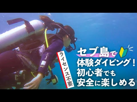 セブ島で体験ダイビング！ライセンス不要で初心者でも安全に楽しめる。🔰