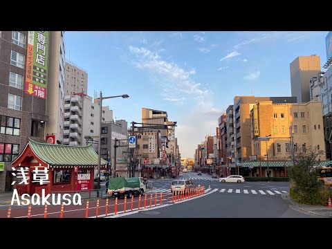 4K a-Walk&Ride around Tokyo Asakusa (early morning) 東京 浅草 (早朝)