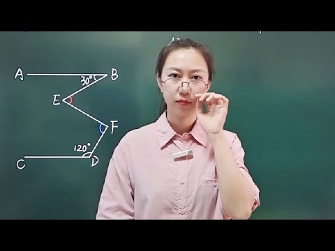 初中数学完整的平行线压轴问题第一问你掌握了吗#每天学习一点点