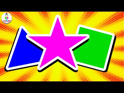 SHAPES & COLORS for PRESCHOOLERS! | Learning Videos for Toddlers