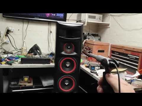 Cerwin vega xls28 sound test (umik1)