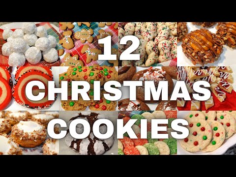 12 EASY Christmas Cookies! Holiday Dessert Recipes!