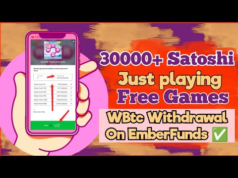 Earn free 30000+ Satoshi just by playing a single regular game | EmberFunds WBTC withdrawal