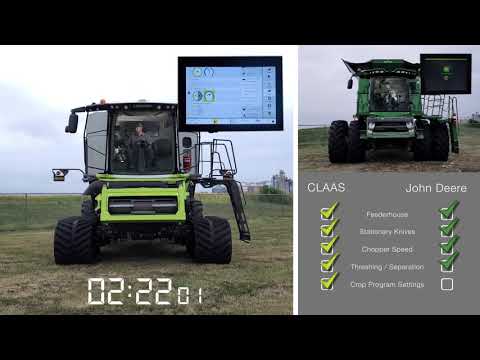 CLAAS LEXION v. Deere Crop Changeover