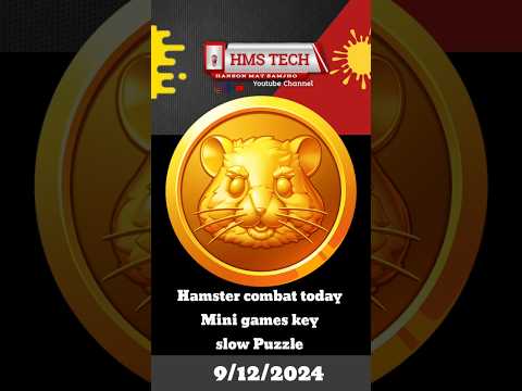 Hamster combat mini Game | hamster Puzzle slow | #hamster #minigame #puzzle #hmstech