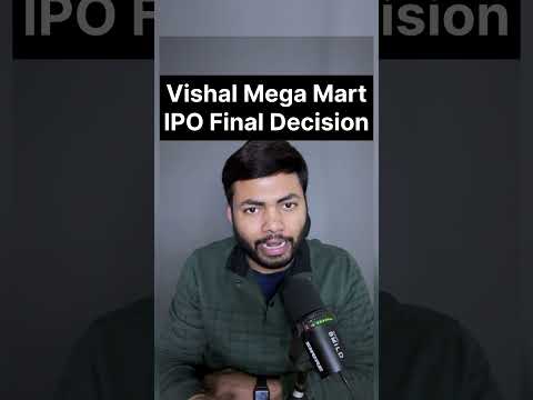 Vishal Mega Mart IPO Final Decision🔥Latest IPO GMP #ipo #buyback #shortsfeed