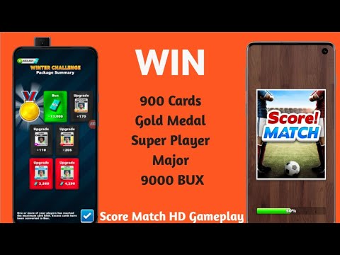 Win Winter Challenge Events Gold Medals In Score Match Game🏅