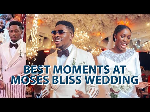 The best moments captured at Moses bliss wedding