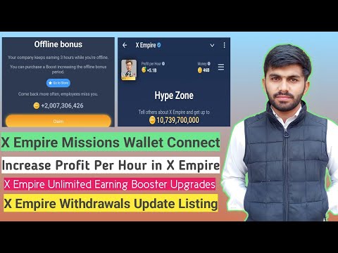 Musk Empire Telegram Bot Increase Earning Speed | X Empire Profit Per Hour Increase Kare Withdrawals