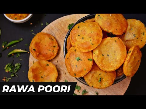 RAWA POORI :  Mallika Badrinath Recipes | Indian Style Dish