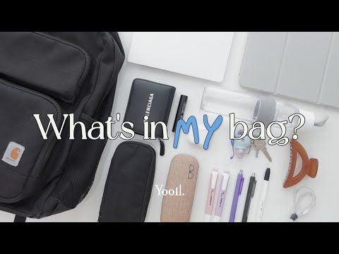 (sub) What's in My Bag: Grad School Edition🎒 | From Laptop to Stationery💻✏️