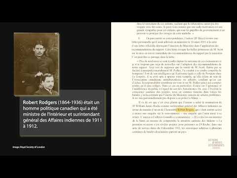 L'histoire d'un crime national, rapport de 1922 du Dr Peter Bryce (Lecture audio)