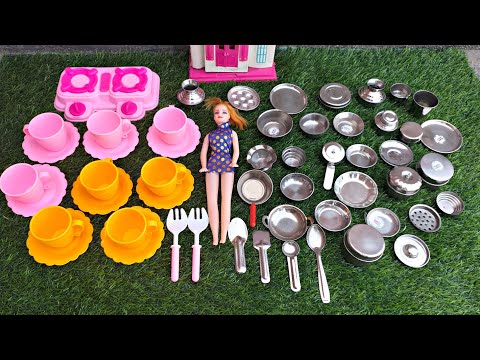 Miniature kitchen set/hello kitty miniature toy Cooking/Mini plastic kitchen set@existclay