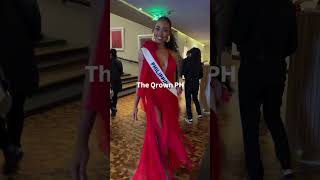 CHELSEA MANALO IN RED | Miss Universe Philippines 2024 shows up in this fiery red dress! POWER!