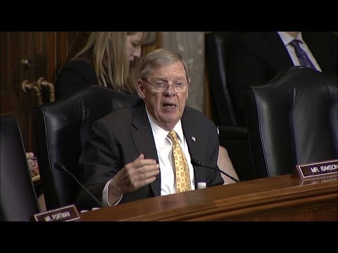 Isakson Questions Pompeo on State Department Agenda