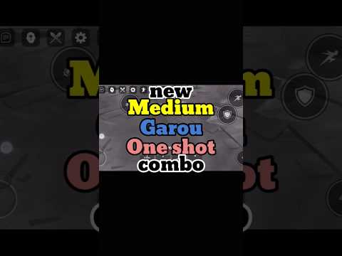 medium garou combo #robloxthestrongestbattlegrounds #roblox #games