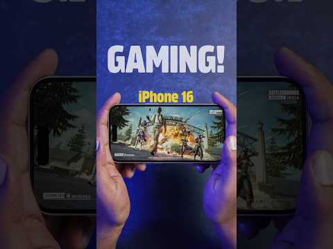 iPhone 16 🔥 Gaming Test! #shorts #iphone16 #bgmi