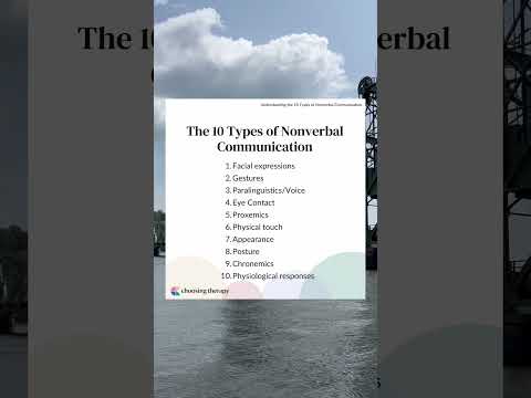 10 Types of Nonverbal Communication