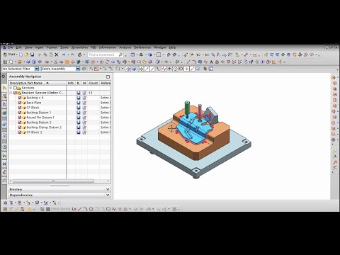 DESAIN 3D CF SIEMENS NX 10 | TUTORIAL 3D (CHECKING FIXTURE) | UGS NX 10