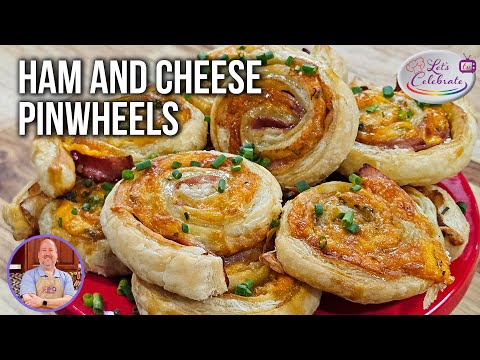 How to Make Ham And Cheese Puff Pastry Pinwheels - It's Easy!