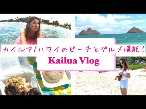 【ハワイVlog】(ENG cc) 海とハワイグルメを堪能 in Kailua/ Hawaii Vlog in Kailua