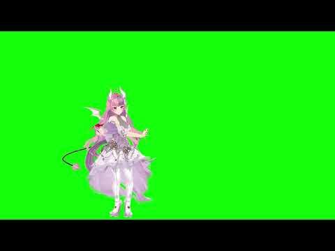 Ironmouse dances to Devil (Green Screen)