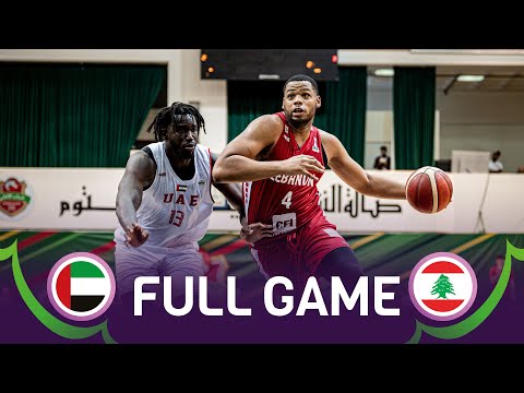 UAE v Lebanon | Full Basketball Game | FIBA Asia Cup Qualifiers 2025