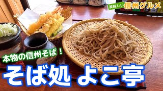 【信州グルメ】本物の信州そば！　そば処よこ亭